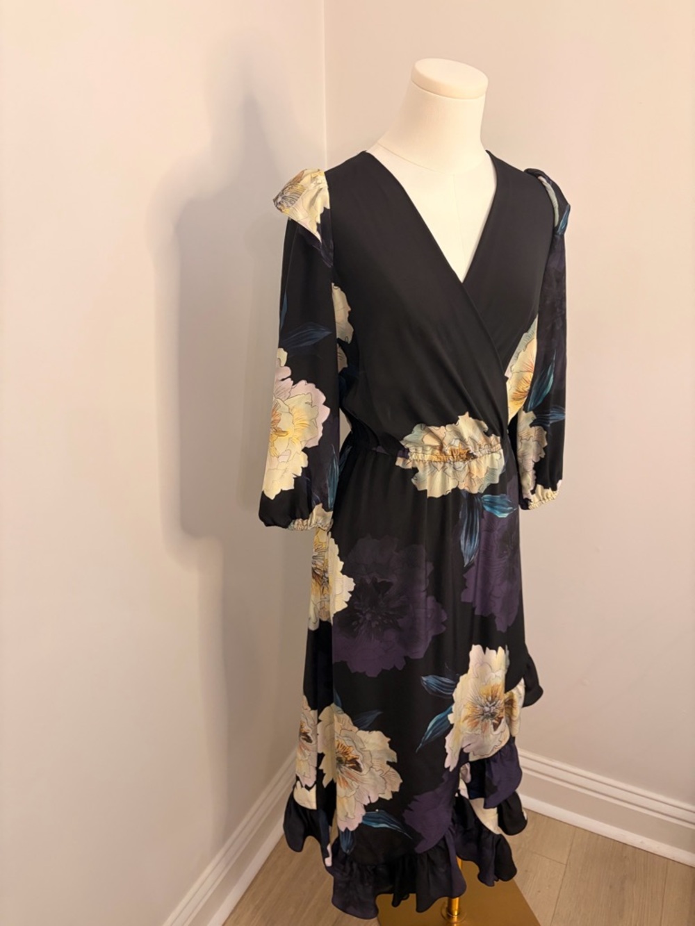 Tracy Reese Silk Floral Dress Size XS